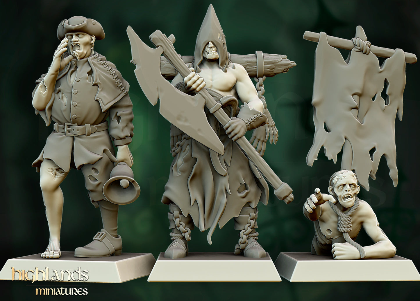 28mm Zombie Militia - Transilvanya