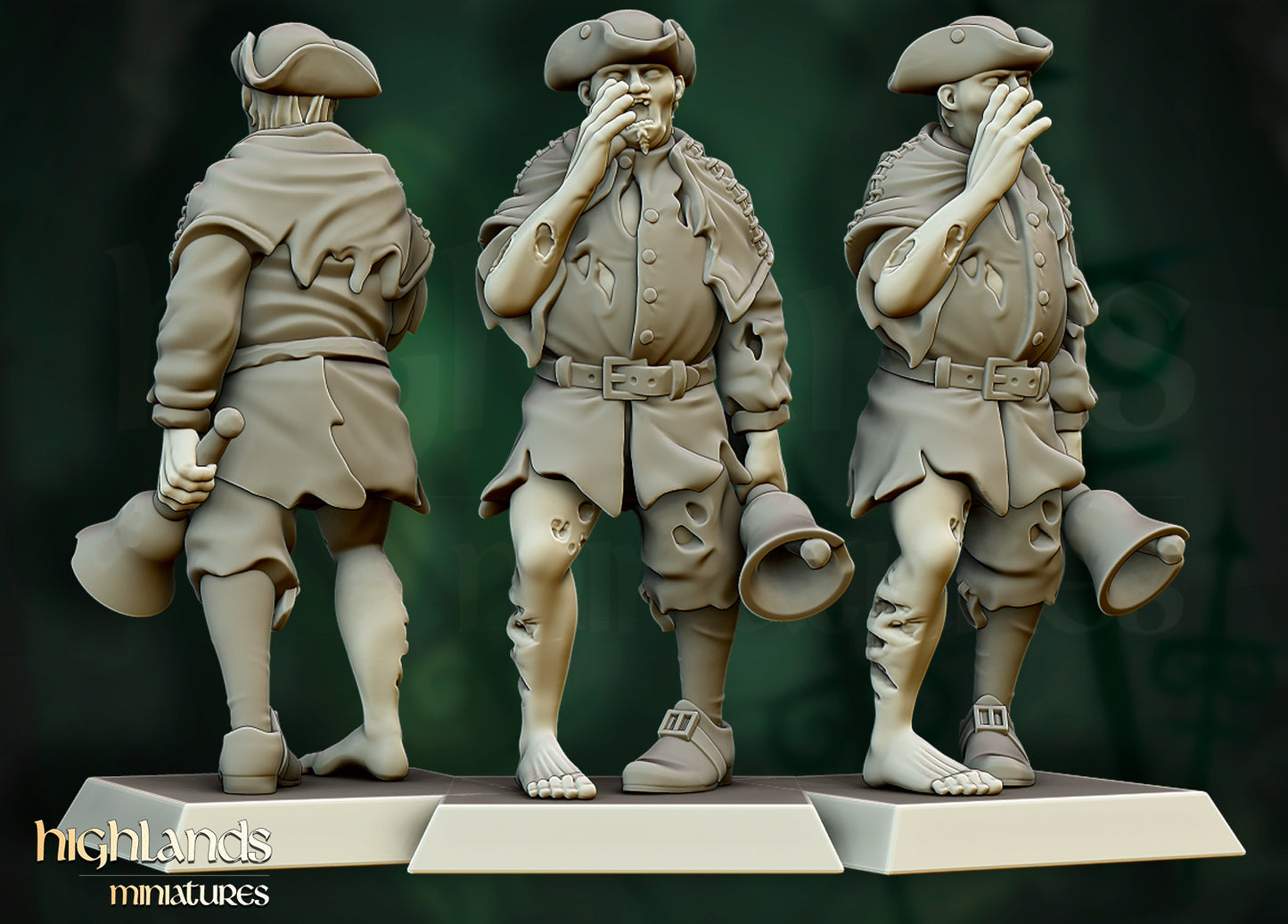 28mm Zombie Militia - Transilvanya