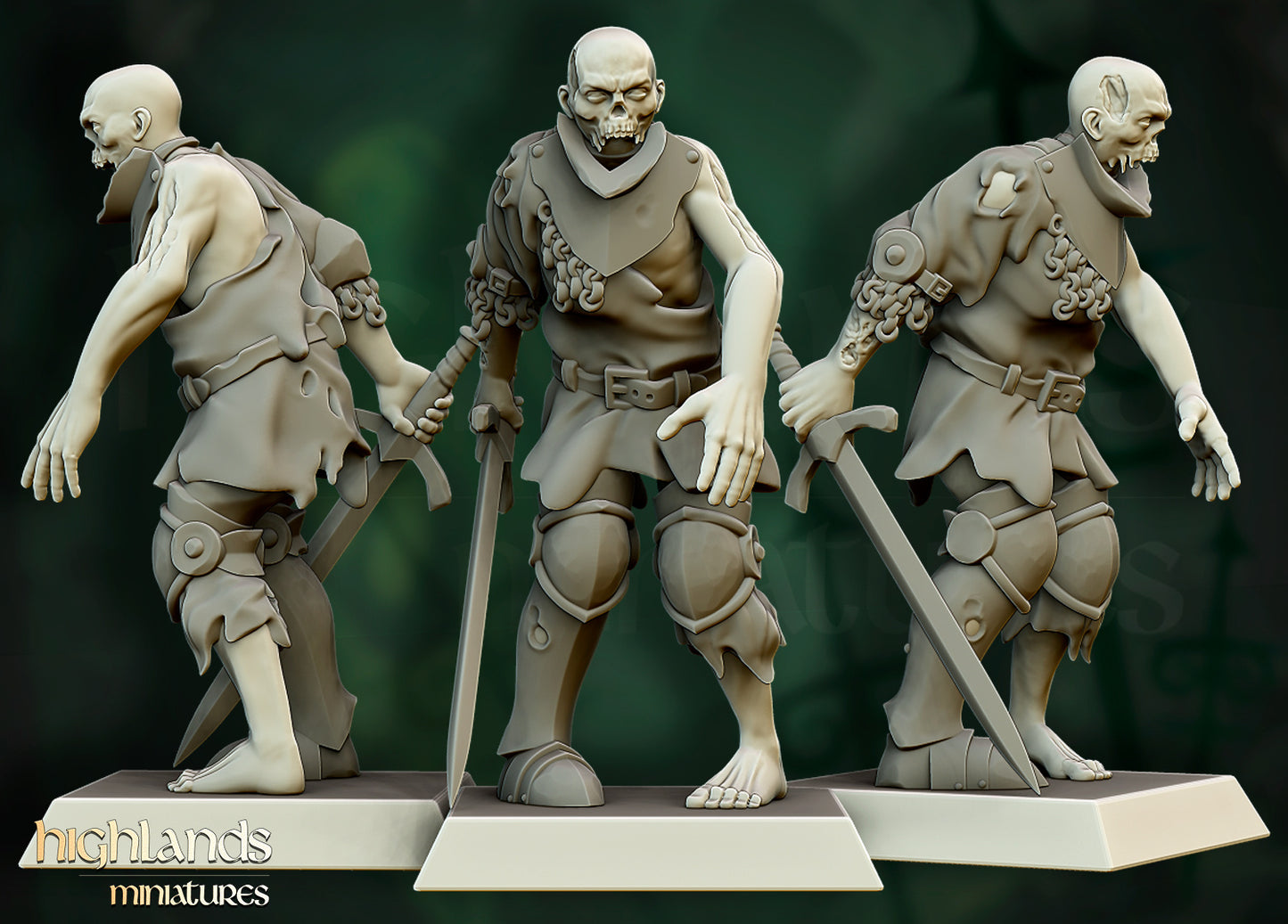 28mm Zombie Militia - Transilvanya