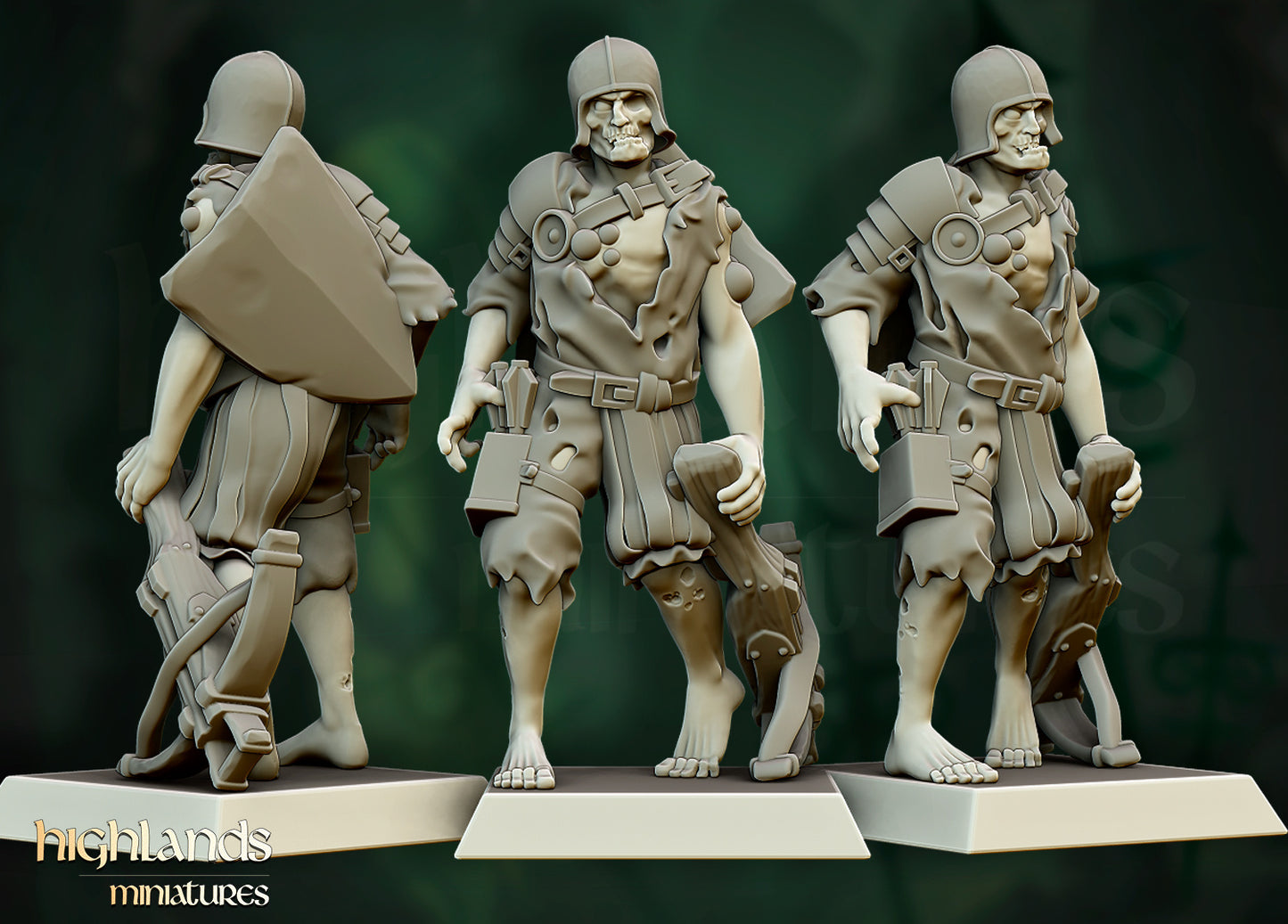 28mm Zombie Militia - Transilvanya