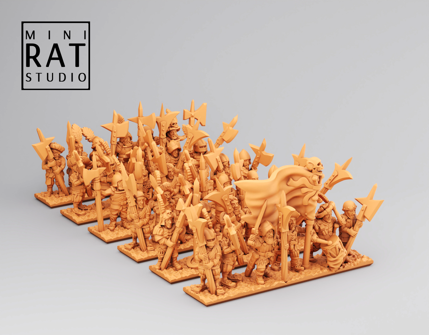 Empires of Man - 10mm Halberdier Regiment