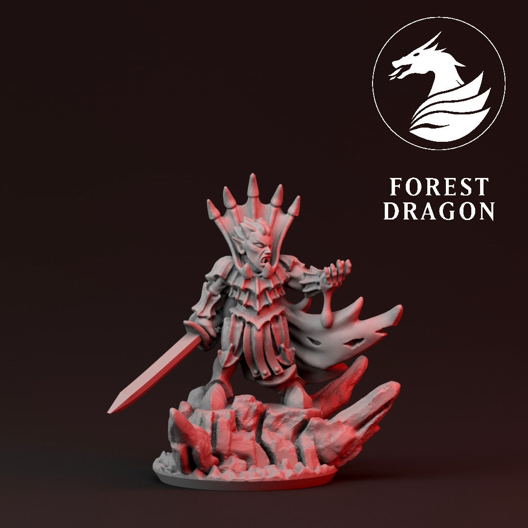 Vampire Lords - 10mm Hero