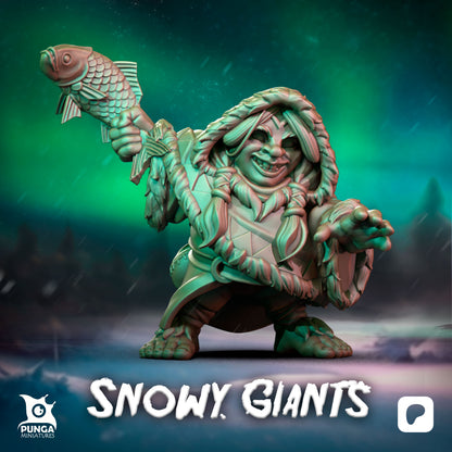 28mm Snowy Giants Team