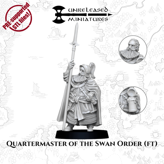 28mm Quartermaster of the Swan Order (ft)