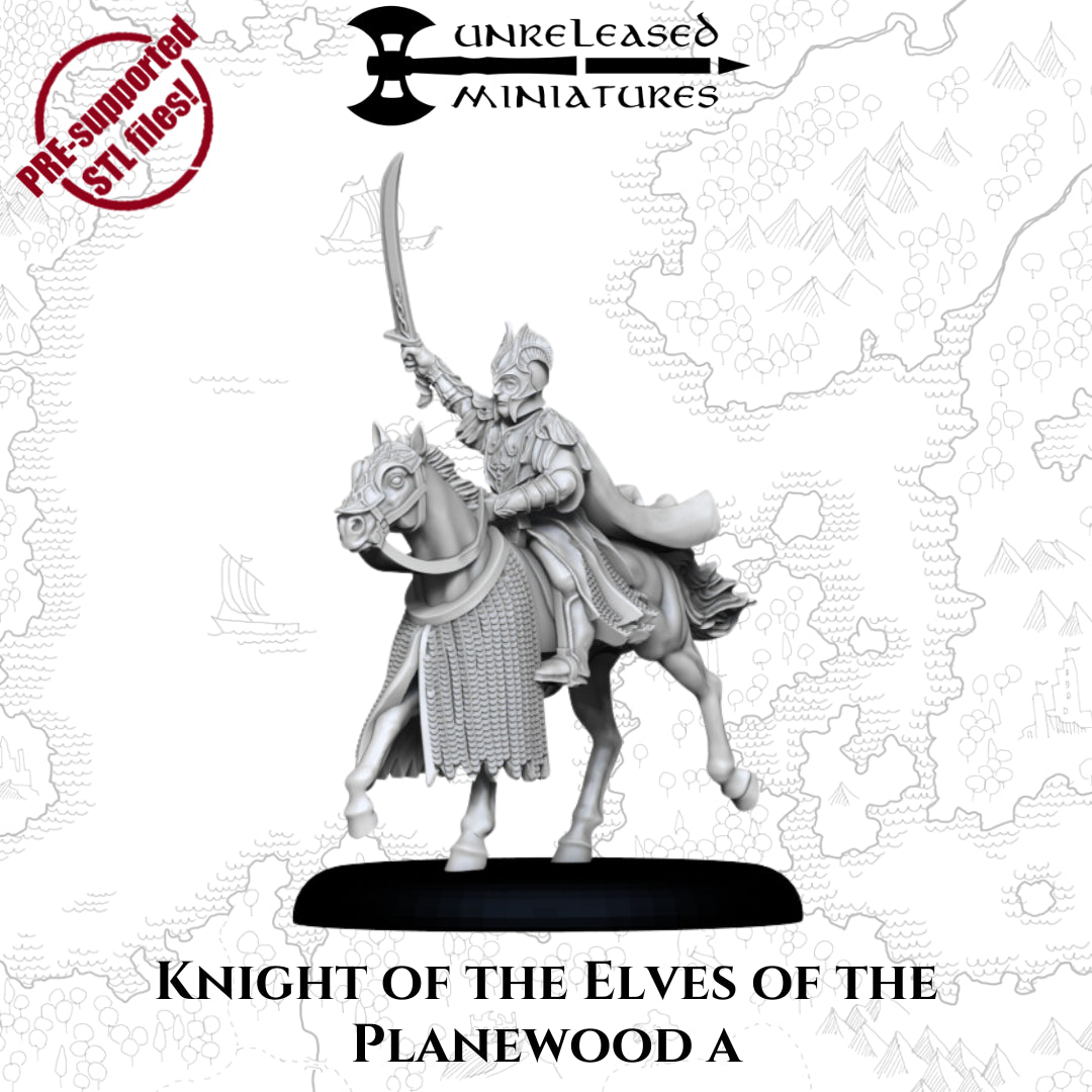 28mm Knight of the Elves of the Planewood A