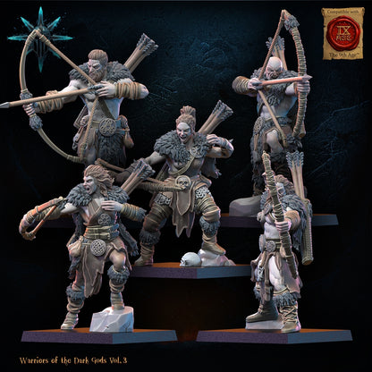 28mm Barbarian Regiment with Bows