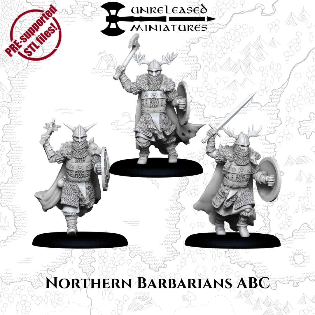 28mm Northern Barbarians ABC