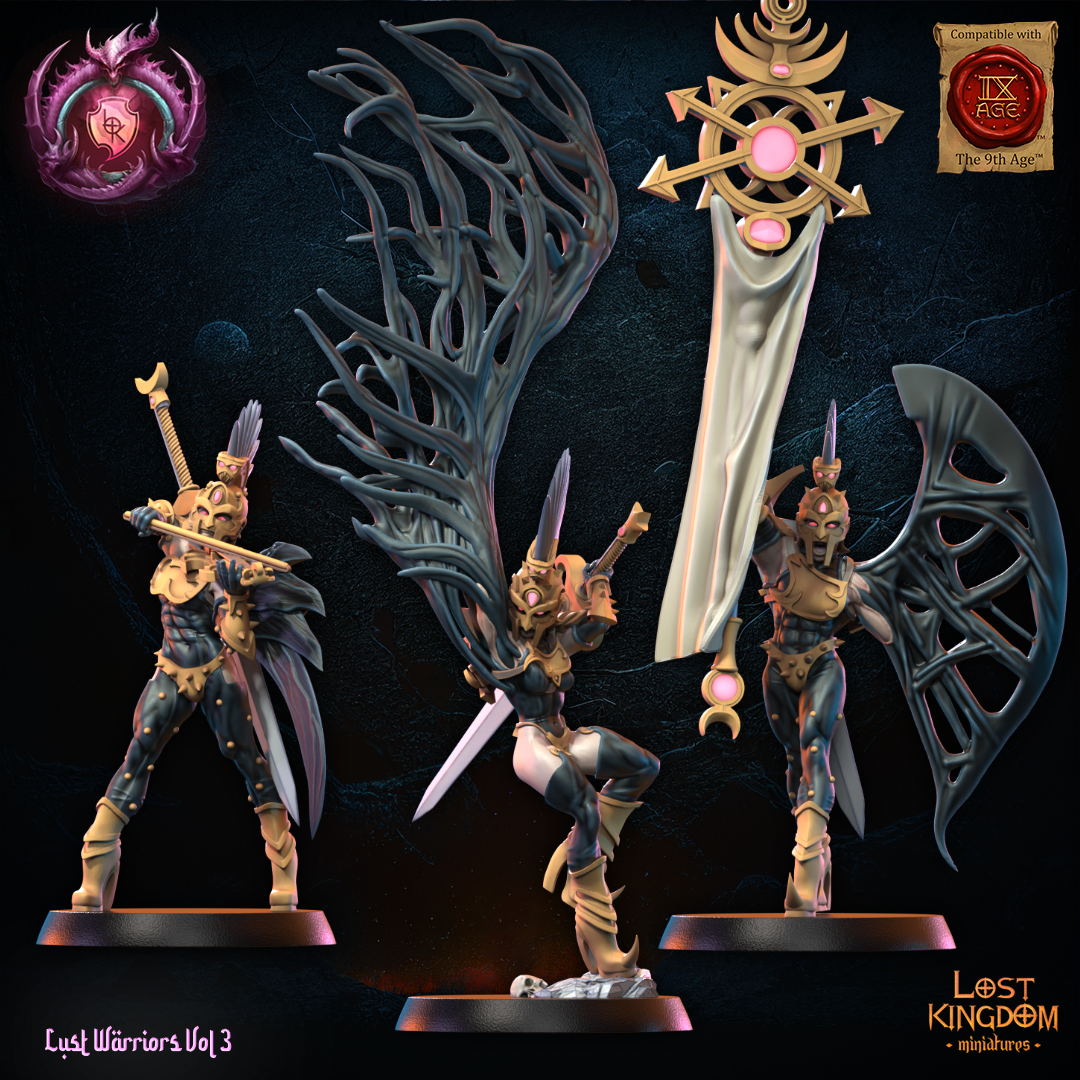 28mm Lust Fallen Command