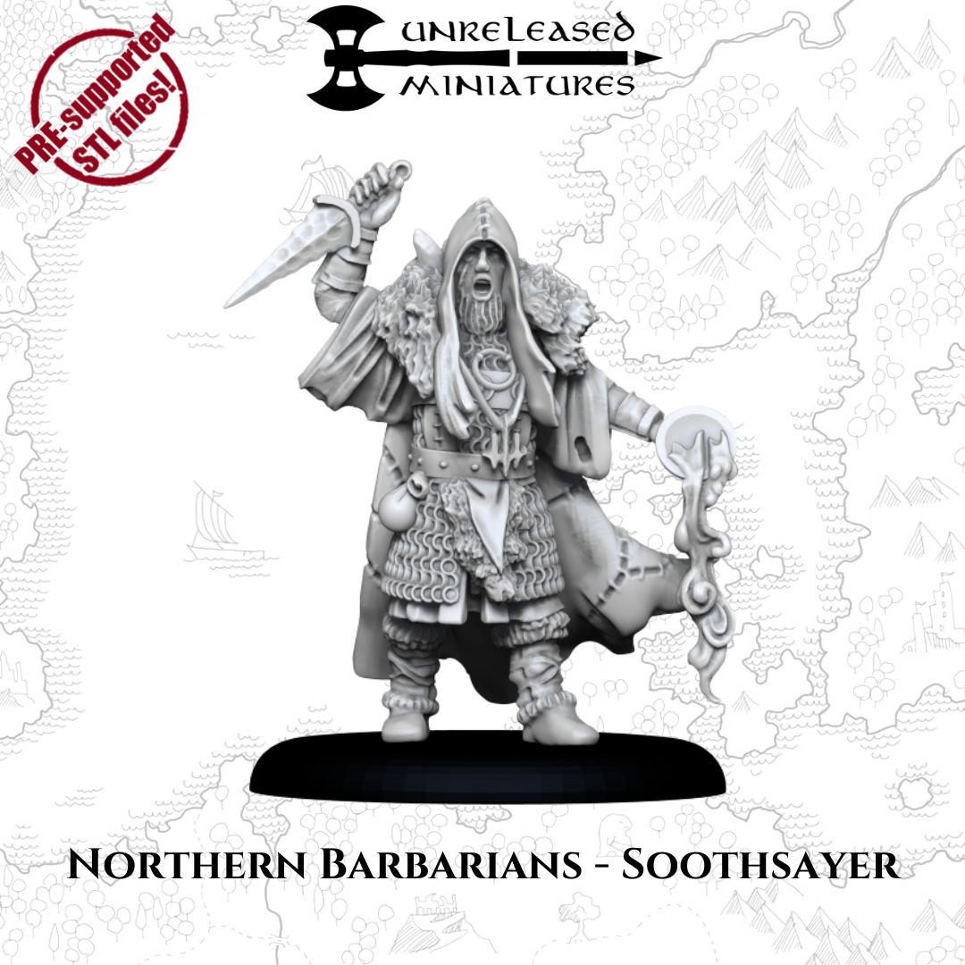 28mm Northern Barbarians Soothsayer