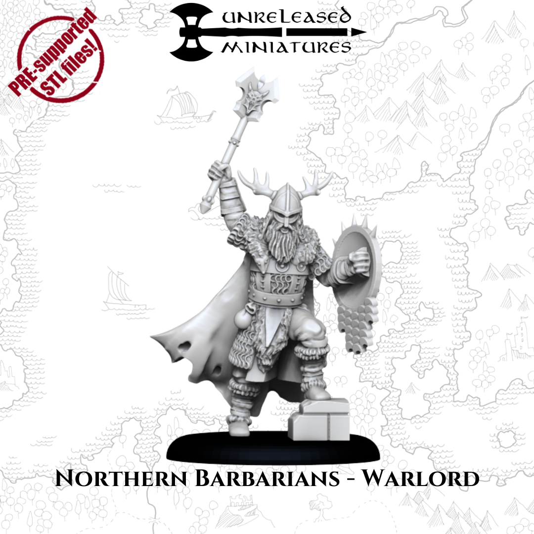 28mm Northern Barbarians Warlord