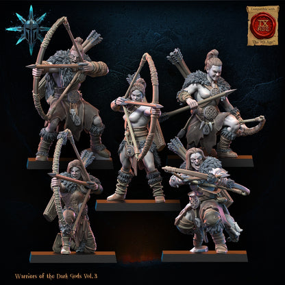 28mm Barbarian Regiment with Bows