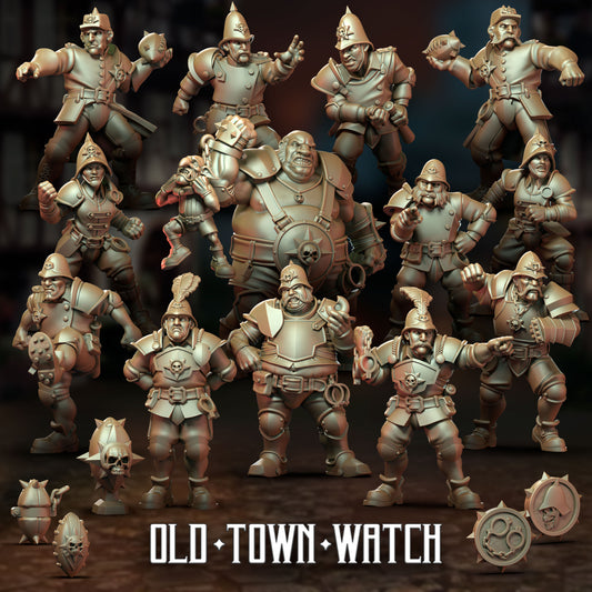 28mm Old Town Watch Team