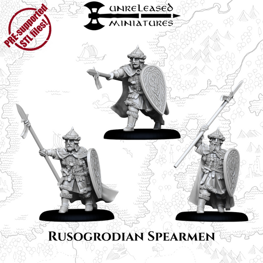 28mm Rusogrodian Spearmen