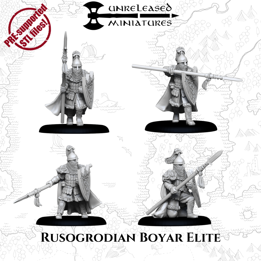 28mm Rusogrodian Boyar Elite