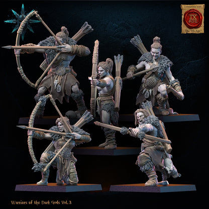 28mm Barbarian Regiment with Bows