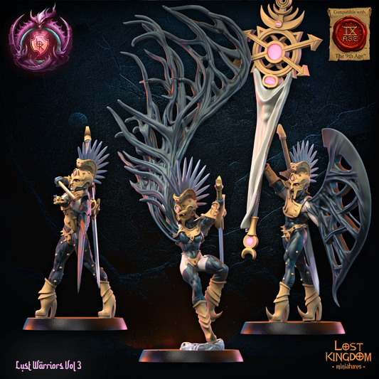 28mm Lust Fallen Command