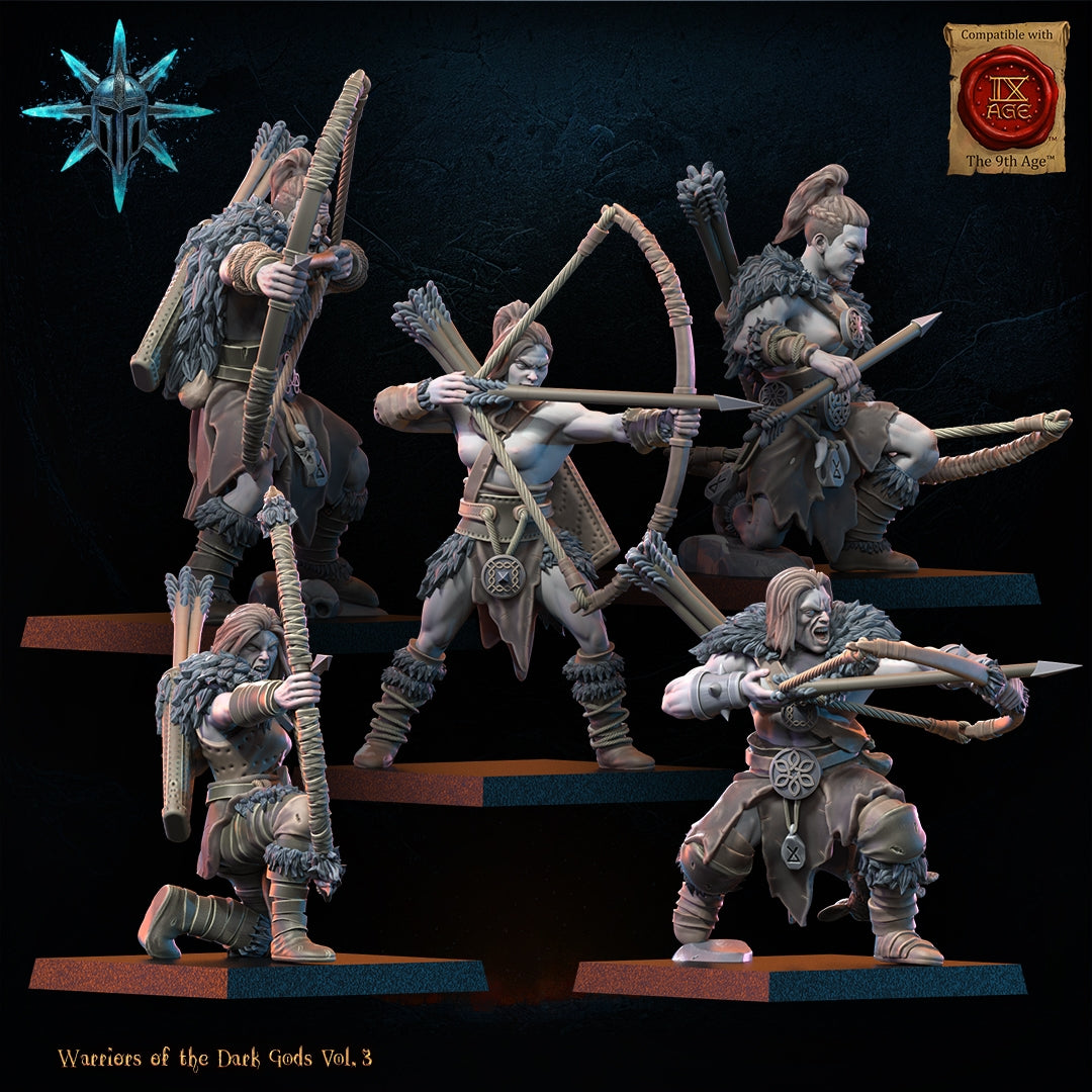 28mm Barbarian Regiment with Bows