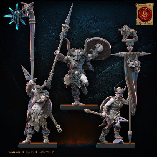 BARBARIAN COMMAND WITH SPEARS