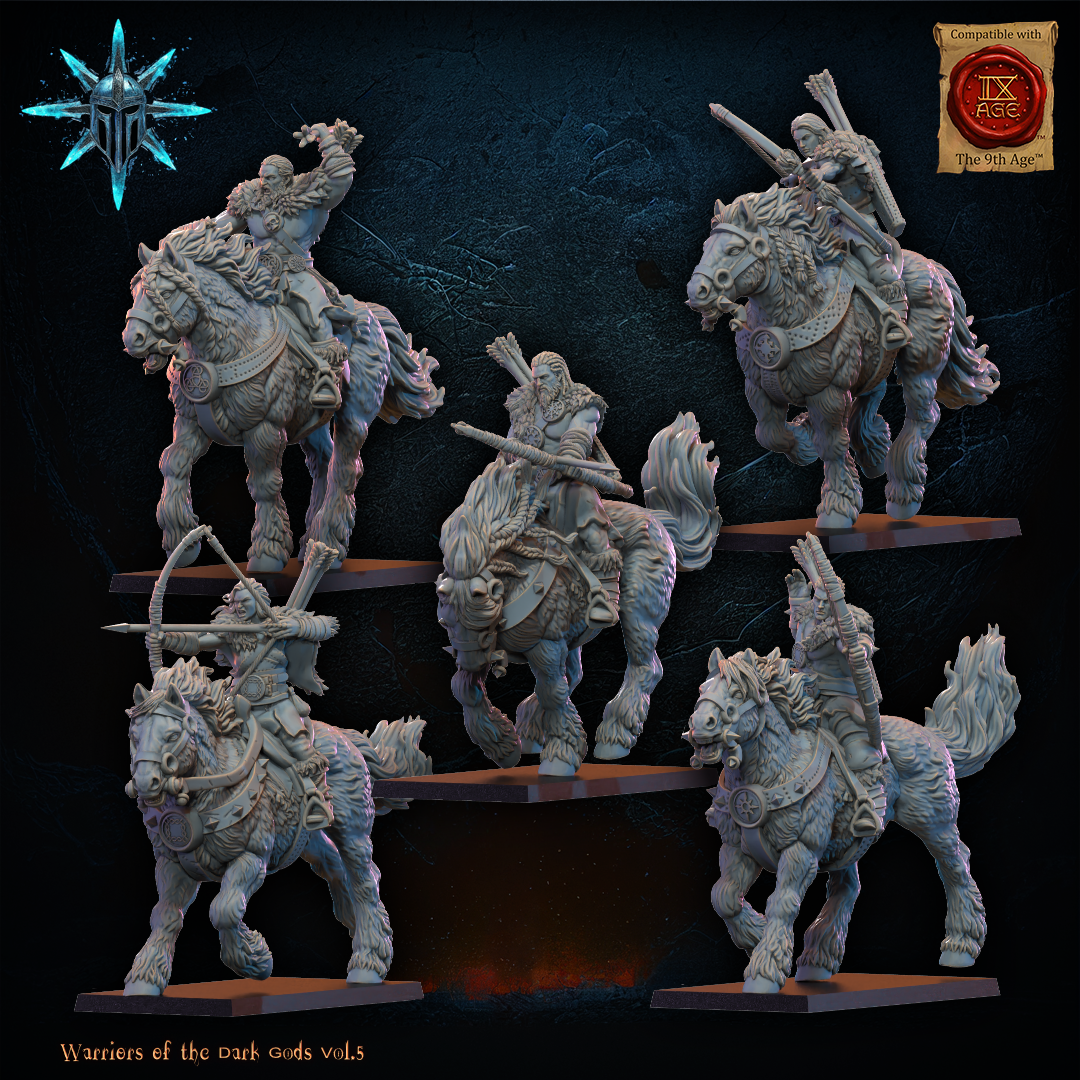 BARBARIAN HORSEMEN BOWS