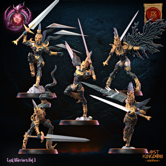 28mm Lust Fallen Warrior Vol 1