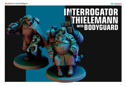 28mm Interrogator Thielemann with Bodyguard