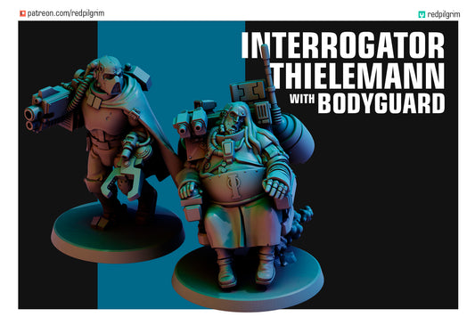 28mm Interrogator Thielemann with Bodyguard