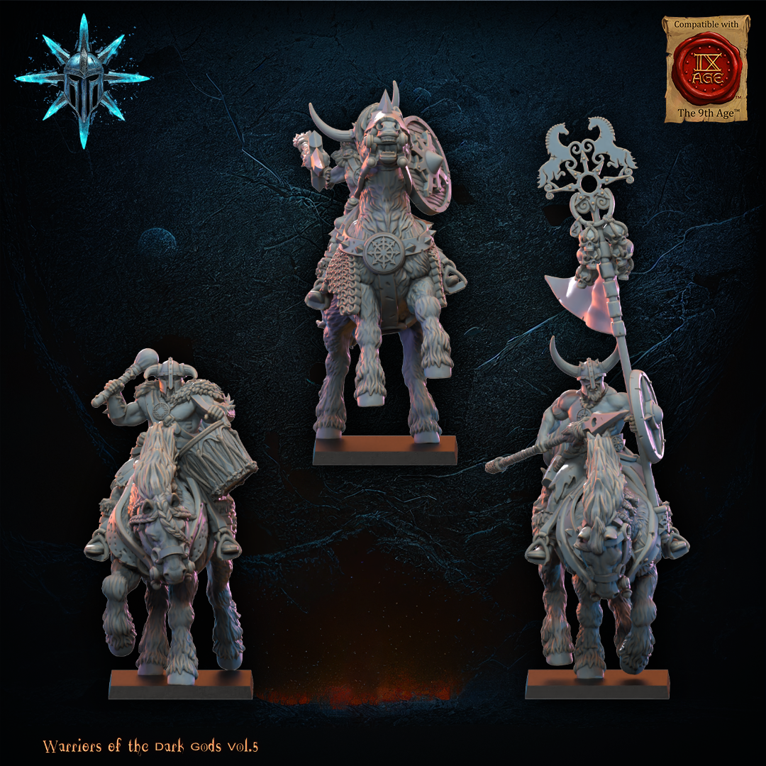 BARBARIAN HORSEMEN AXE/SPEAR COMMAND