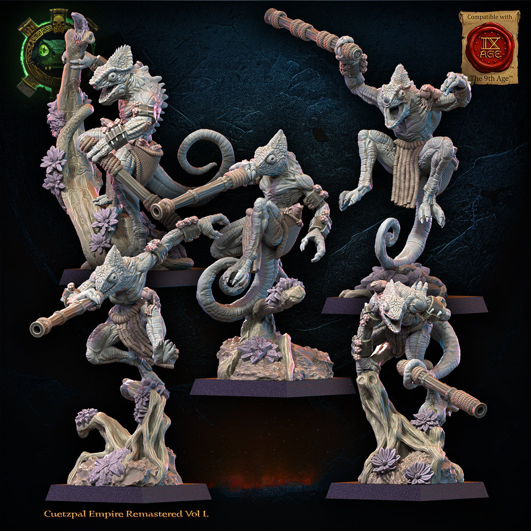 KUAXOTL REGIMENT WITH BLOWPIPES