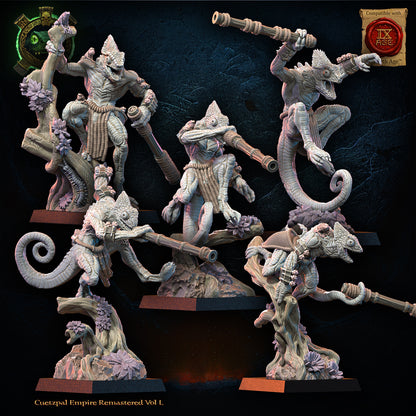 KUAXOTL REGIMENT WITH BLOWPIPES