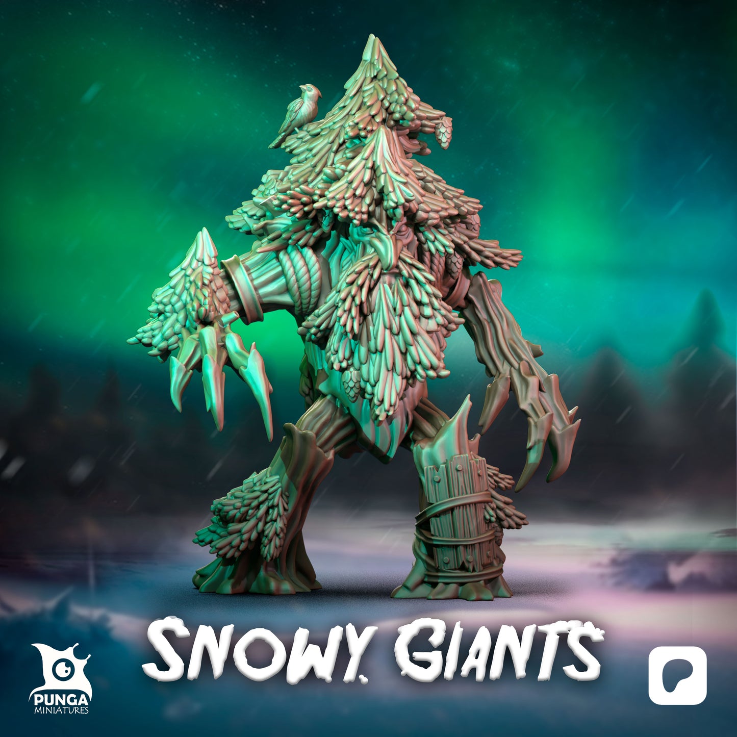 28mm Snowy Giants Team