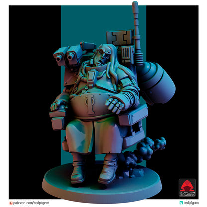 28mm Interrogator Thielemann with Bodyguard