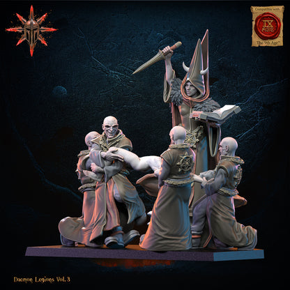 PRIESTESS AND ACOLYTES