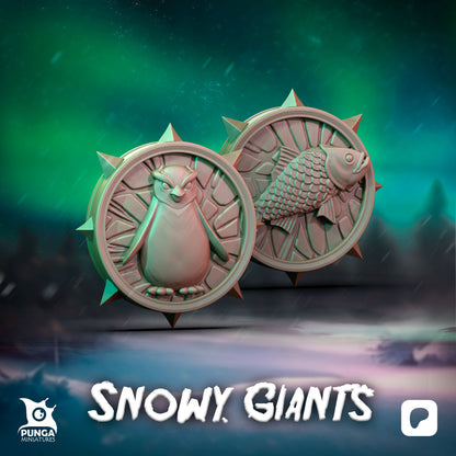 28mm Snowy Giants Team