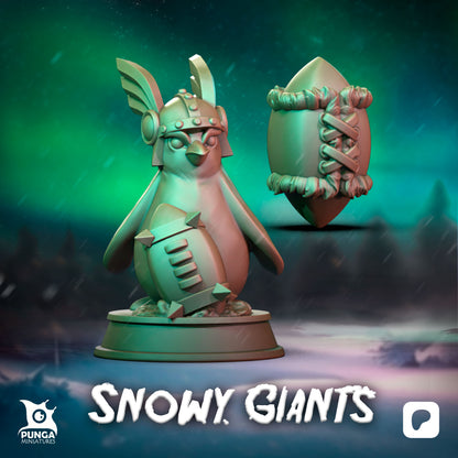 28mm Snowy Giants Team