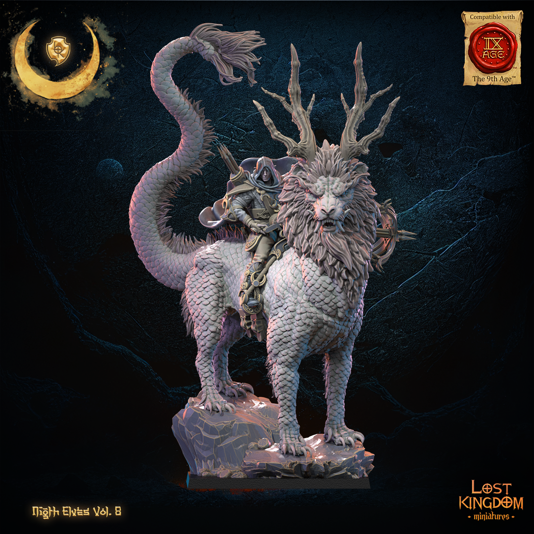 28mm Lord on Moon Beast