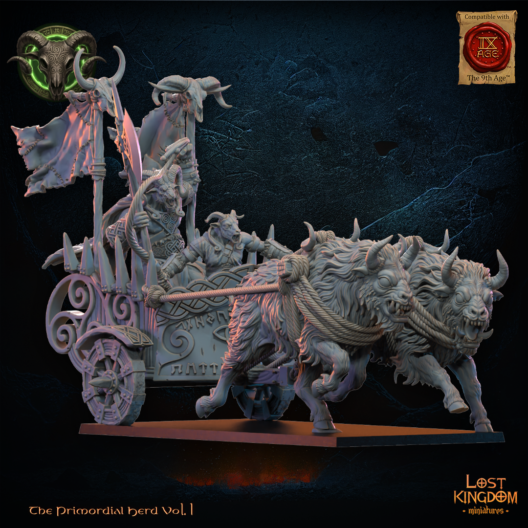 AITZGOR, WILDHORN CHIEFTAN ON CHARIOT