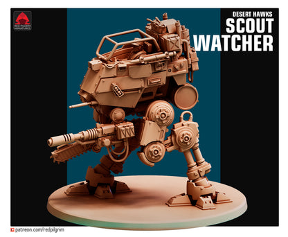 28mm Desert Hawks Scout Watcher