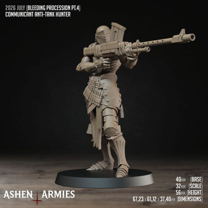 BLEEDING PROCESSION COMMUNICANT ANTI-TANK HUNTEr