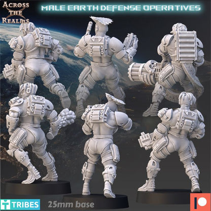 MALE EARTH DEFENSE OPERATIVES