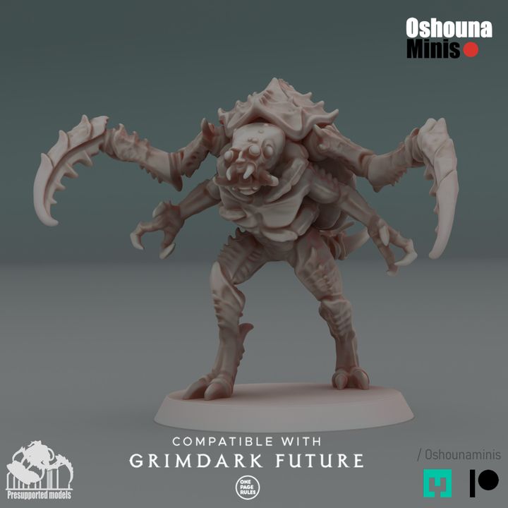 28mm Crab Cult - Feral Infected 2.0