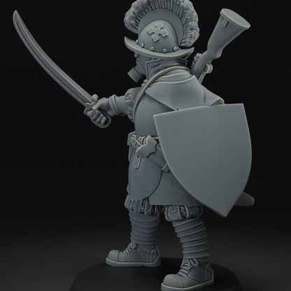 Trench Crusade - Captain Swiss Guard