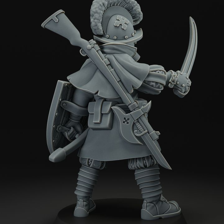 Trench Crusade - Captain Swiss Guard