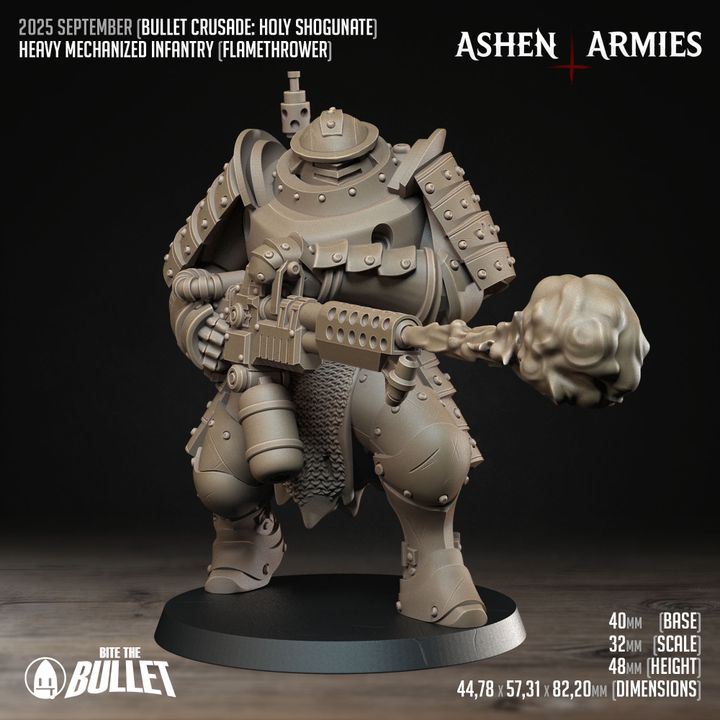HOLY SHOGUNATE MECHANIZED INFANTRY (FLAMETHROWER)