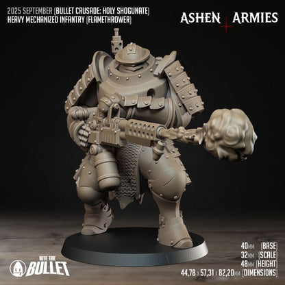 HOLY SHOGUNATE MECHANIZED INFANTRY (FLAMETHROWER)