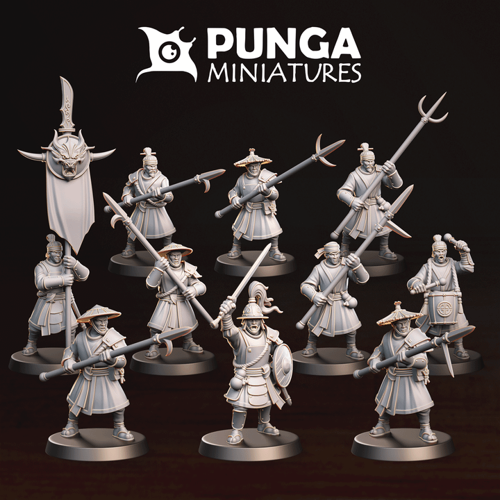 JADE PEASANT SPEARMEN