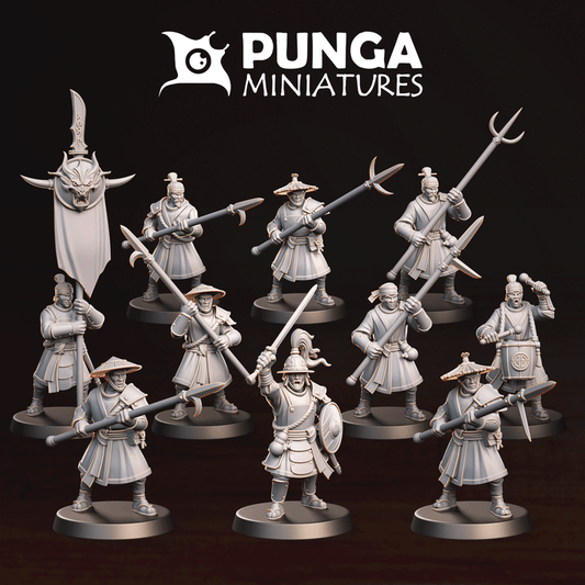 JADE PEASANT SPEARMEN