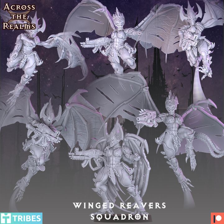 28mm Winged Reavers Squadron