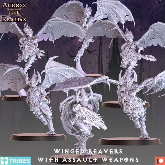 28mm Winged Reavers with Assault Weapons