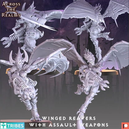 28mm Winged Reavers with Assault Weapons