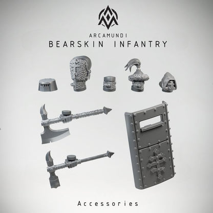 Bearskin Infantry - Machine Armor - Shield & Weapon